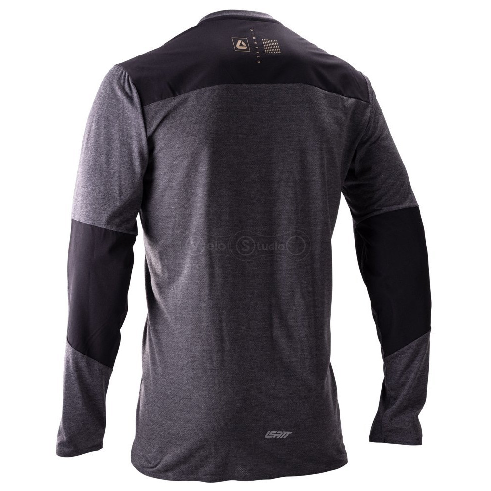 Вело джерси LEATT MTB 4.0 Trail LS Jersey [Ghost Black], M