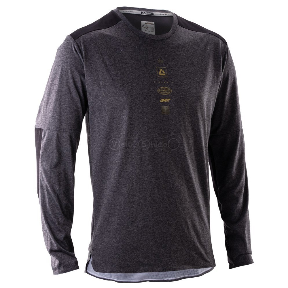 Вело джерси LEATT MTB 4.0 Trail LS Jersey [Ghost Black], M