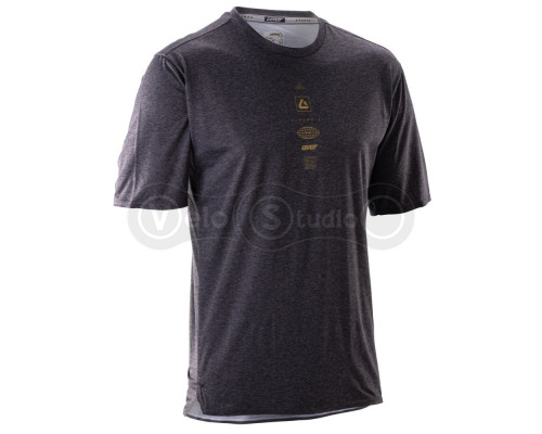 Вело джерси LEATT MTB 4.0 Trail SS Jersey [Ghost Black], M
