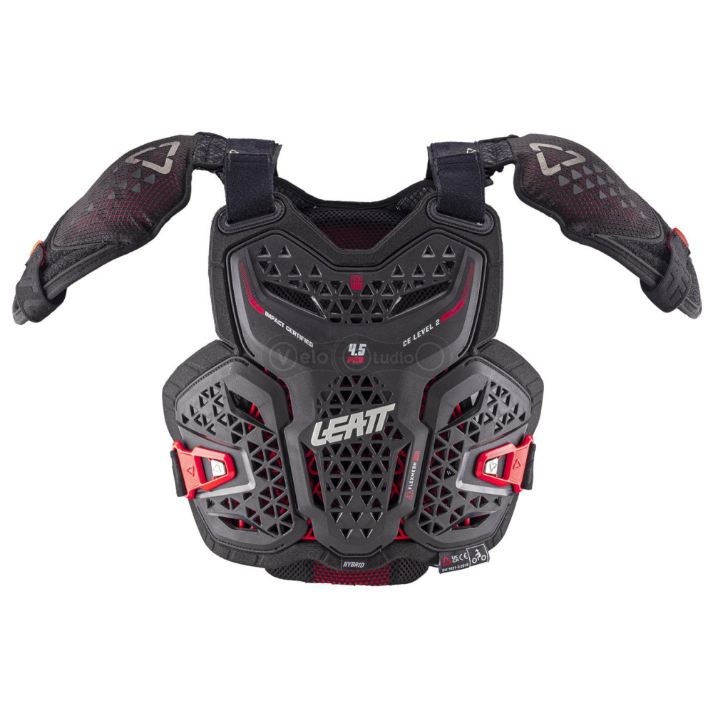 Дитячий захист тіла LEATT 4.5 Hybrid PRO Junior Chest Protector [Black], YS/YM