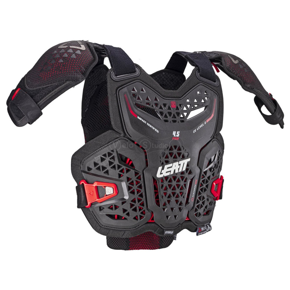 Дитячий захист тіла LEATT 4.5 Hybrid PRO Junior Chest Protector [Black], YS/YM