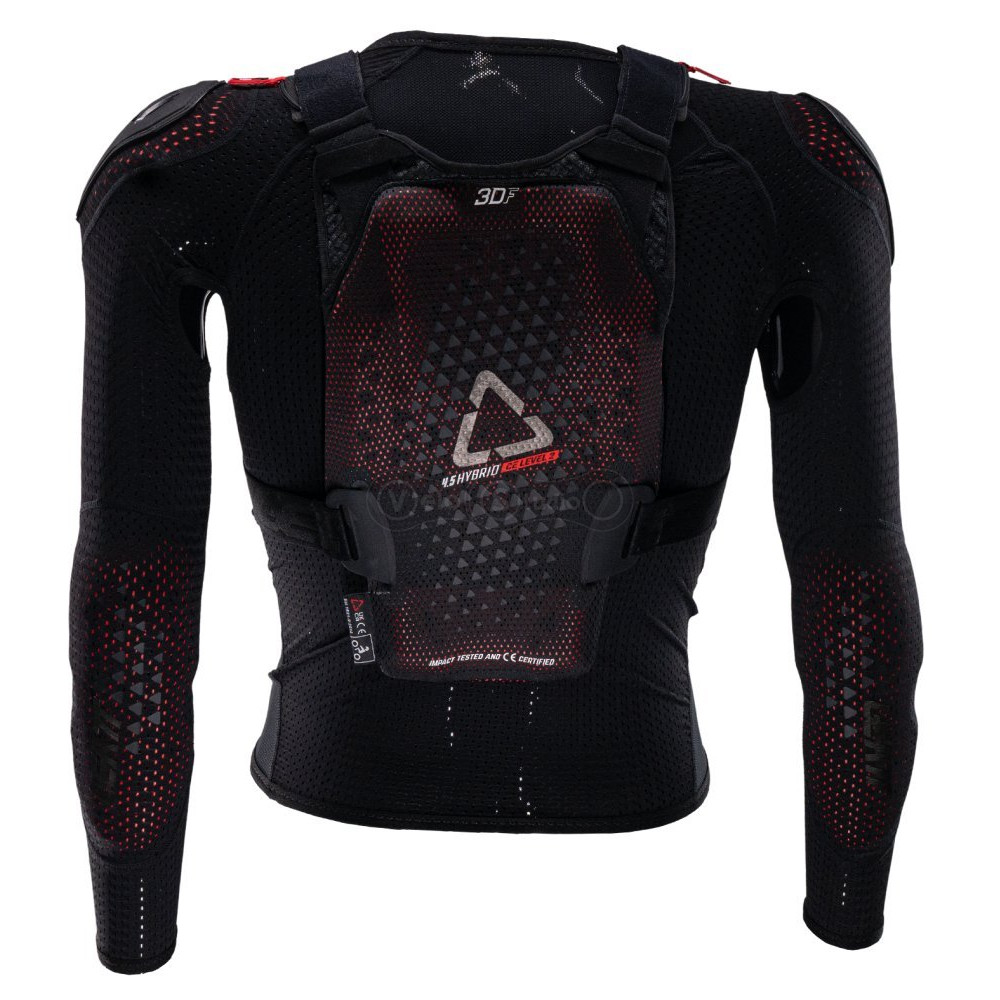 Детская защита тела LEATT 4.5 Hybrid Junior Body Protector [Black], YL/YXL