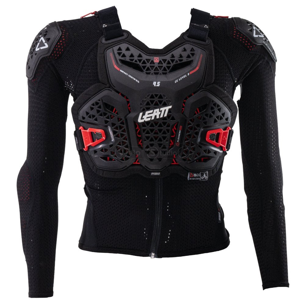 Детская защита тела LEATT 4.5 Hybrid Junior Body Protector [Black], YL/YXL