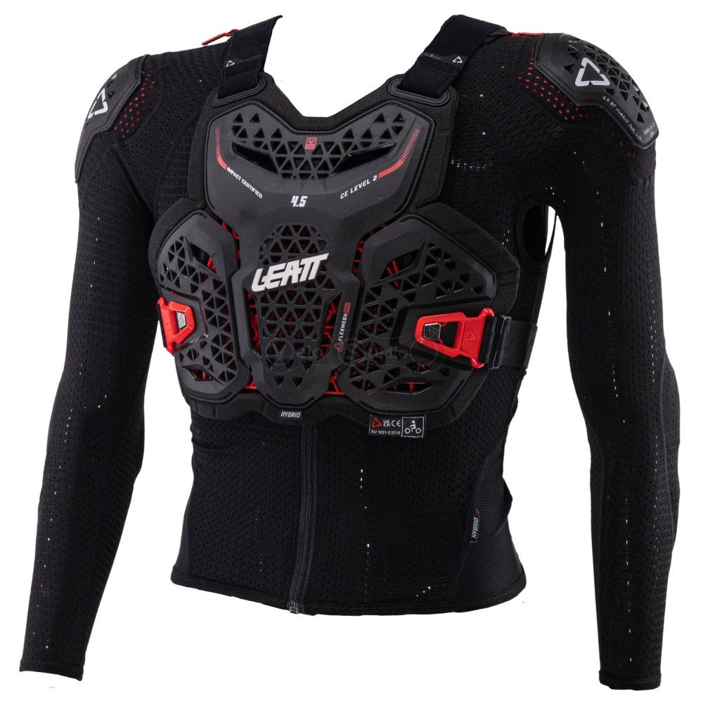 Детская защита тела LEATT 4.5 Hybrid Junior Body Protector [Black], YL/YXL