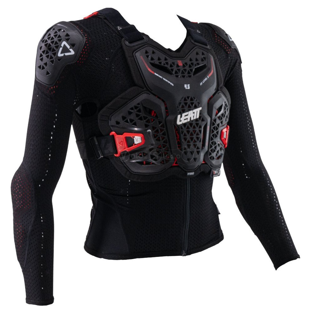 Детская защита тела LEATT 4.5 Hybrid Junior Body Protector [Black], YL/YXL