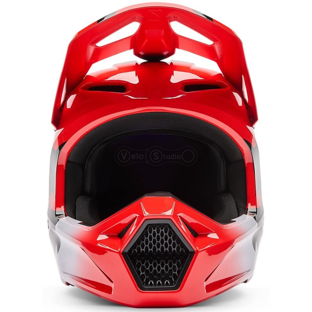 Мотошлем FOX V1 Mips Helmet - SHIELD [Flo Red], XXL