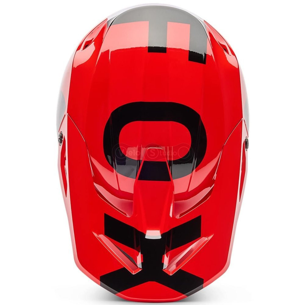 Мотошлем FOX V1 Mips Helmet - SHIELD [Flo Red], XXL