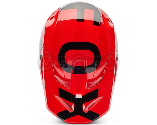 Мотошлем FOX V1 Mips Helmet - SHIELD [Flo Red], M