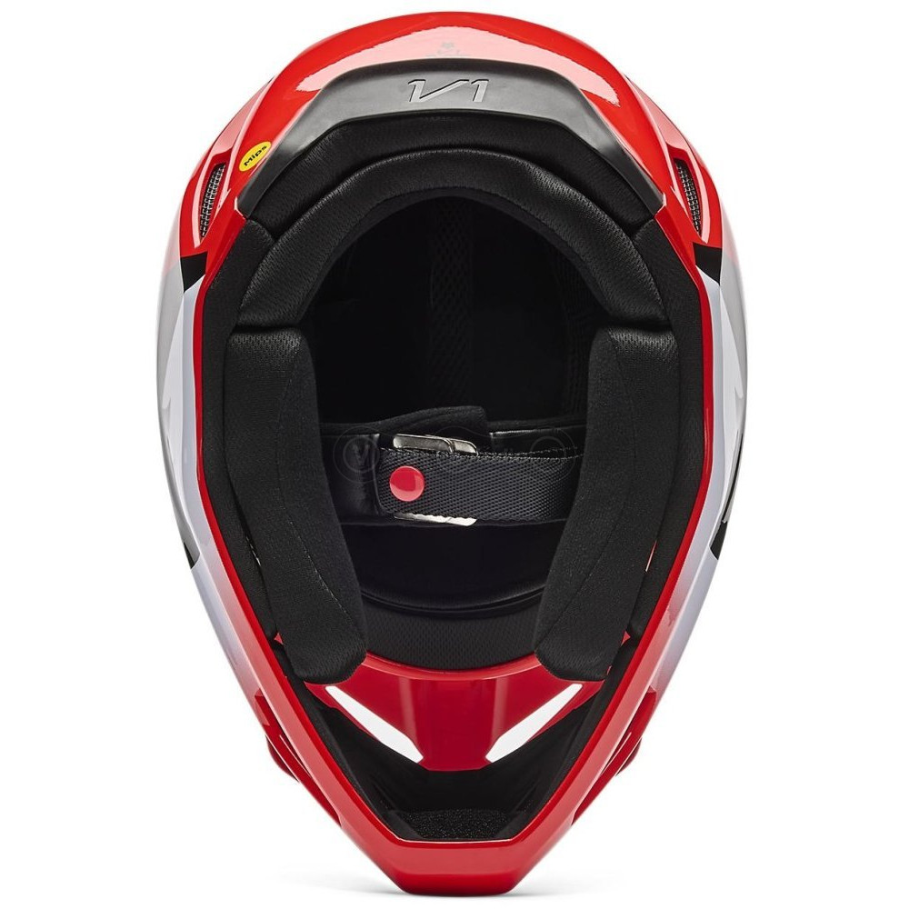 Мотошлем FOX V1 Mips Helmet - SHIELD [Flo Red], XXL