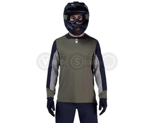 Вело джерсі FOX DEFEND LS Jersey [Olive Green], M