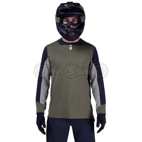 Вело джерсі FOX DEFEND LS Jersey [Olive Green], M