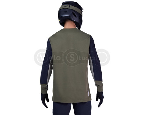 Вело джерсі FOX DEFEND LS Jersey [Olive Green], M