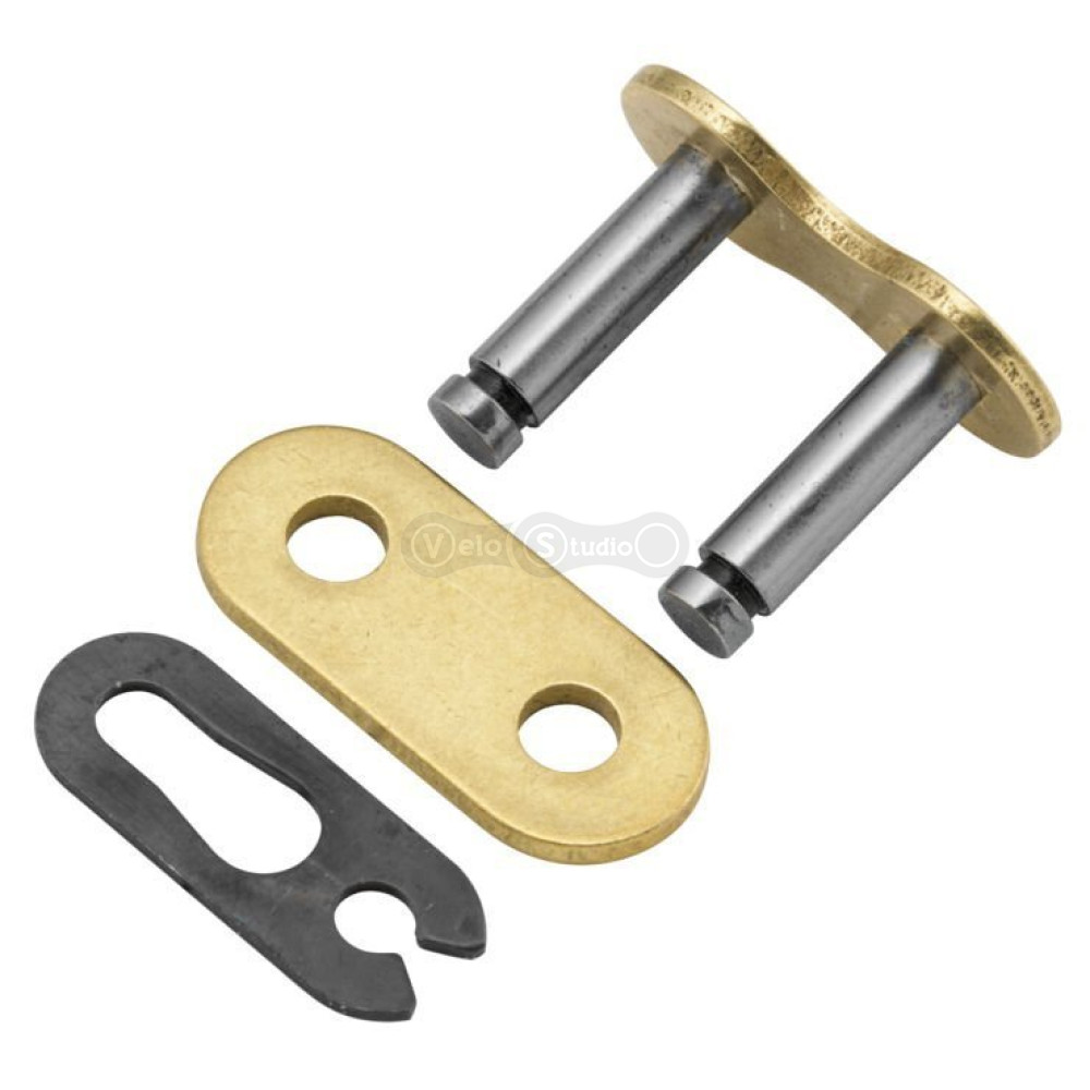 Замок ланцюга мотоцикла Renthal R1 Spring Link - 420 [Gold], 420 / No Seal