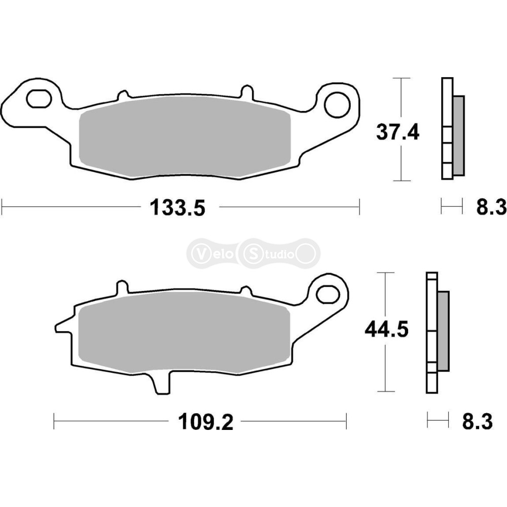 Колодки гальмівні Renthal RC-1 BP-505-HHP Front Brake Pads, Sintered