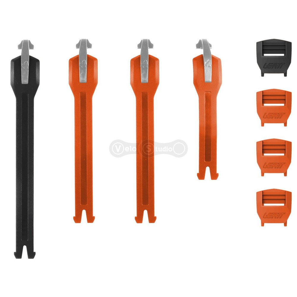 Застёжки к мотоботам LEATT 4.5/5/5.5 Boot Strap kit [Orange], No Size