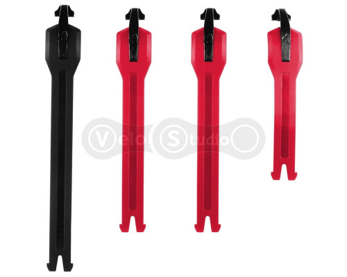 Застёжки к мотоботам LEATT 4.5/5/5.5 Boot Strap kit [Red], No Size