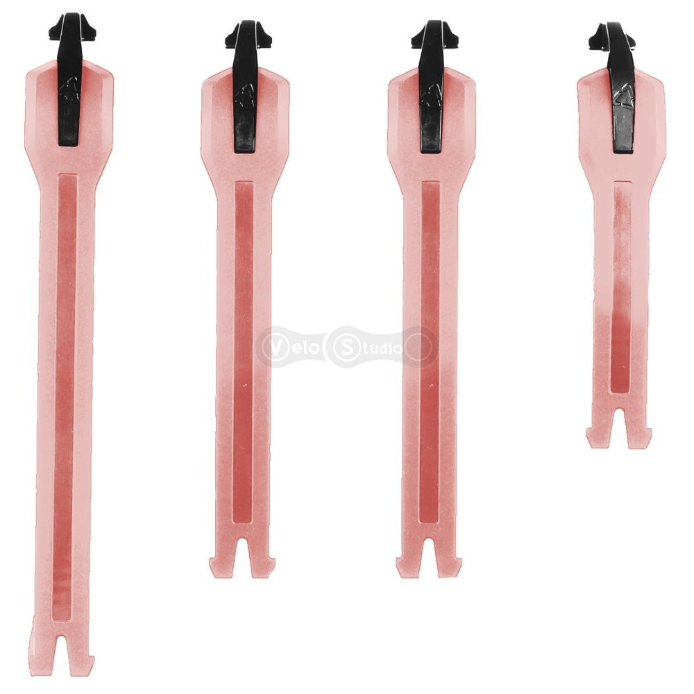 Застёжки к мотоботам LEATT 4.5/5/5.5 Boot Strap kit [Burn Red], No Size