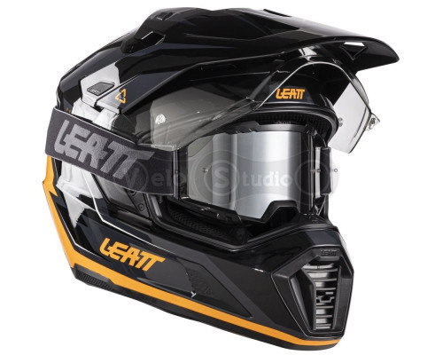 Мотошлем LEATT ADV 7.5 Adventure Helmet + Goggle [Orange], M