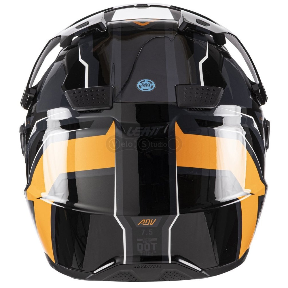 Мотошлем LEATT ADV 7.5 Adventure Helmet + Goggle [Orange], M