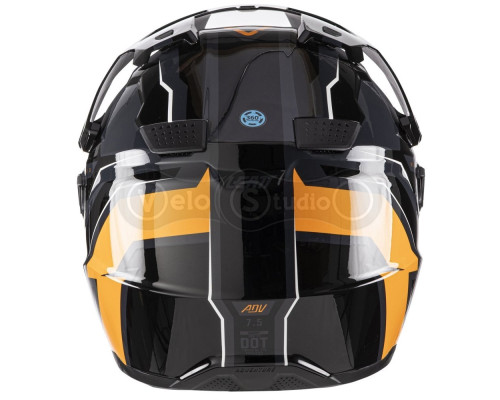 Мотошлем LEATT ADV 7.5 Adventure Helmet + Goggle [Orange], M