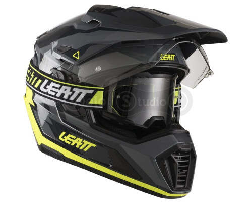 Мотошлем LEATT ADV 7.5 Adventure Helmet + Goggle [Hi-Viz], M