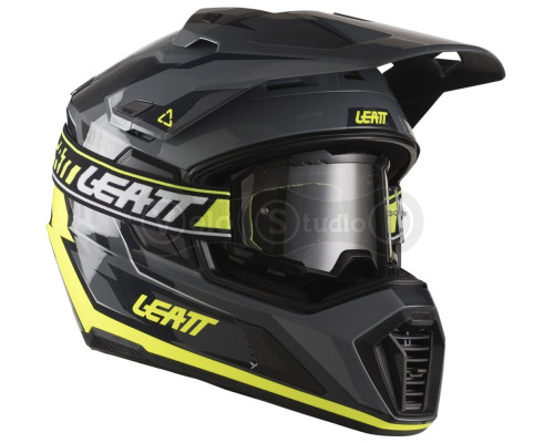 Мотошлем LEATT ADV 7.5 Adventure Helmet + Goggle [Hi-Viz], M