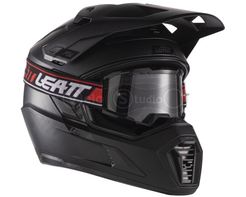 Мотошлем LEATT ADV 7.5 Adventure Helmet + Goggle [Black], M