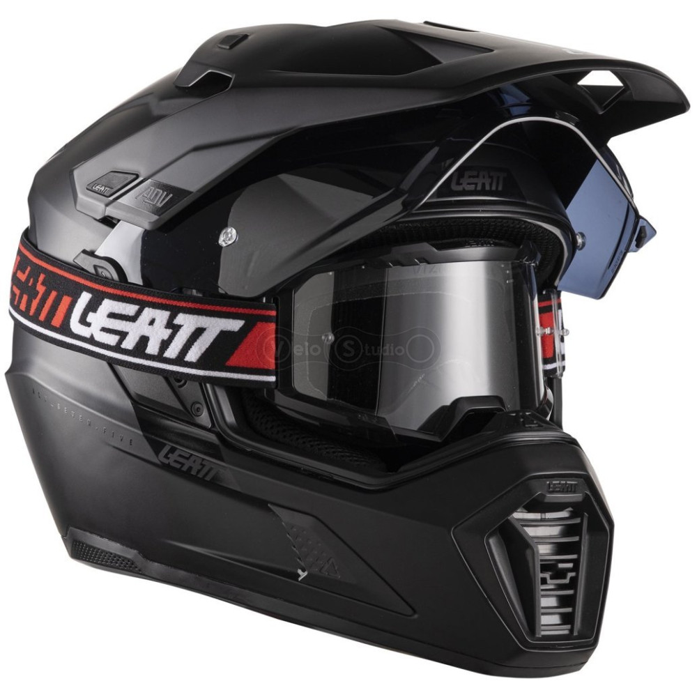 Мотошлем LEATT ADV 7.5 Adventure Helmet + Goggle [Black], S