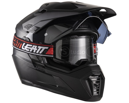 Мотошлем LEATT ADV 7.5 Adventure Helmet + Goggle [Black], M