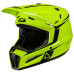 Детский мотошлем LEATT Moto 3.5 JR Helmet + Goggle Vizion 2.5 [Neon Yellow], YM