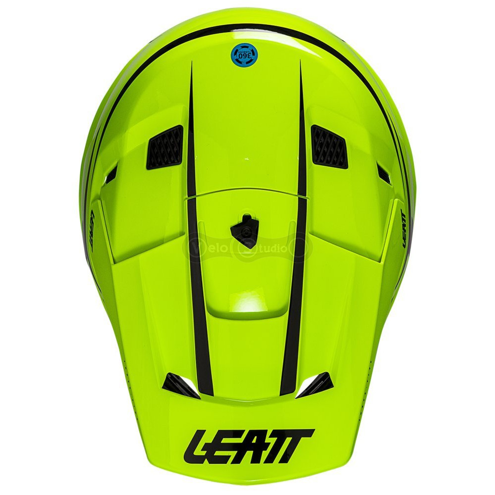 Детский мотошлем LEATT Moto 3.5 JR Helmet + Goggle Vizion 2.5 [Neon Yellow], YM