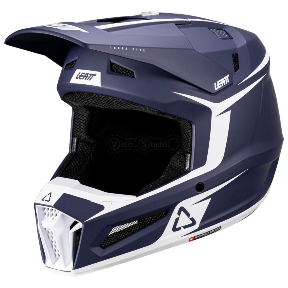 Дитячий мотошолом LEATT Moto 3.5 JR Helmet + Goggle Vizion 2.5 [Blue], YM