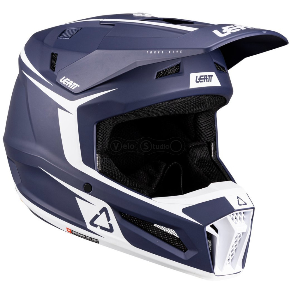 Дитячий мотошолом LEATT Moto 3.5 JR Helmet + Goggle Vizion 2.5 [Blue], YM