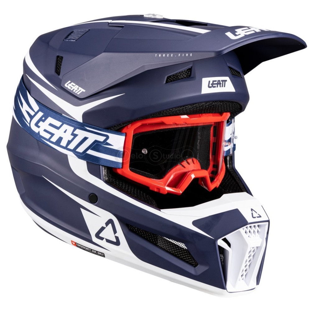 Мотошолом LEATT Moto 3.5 Helmet + Goggle Vizion 3.5 [Blue], M
