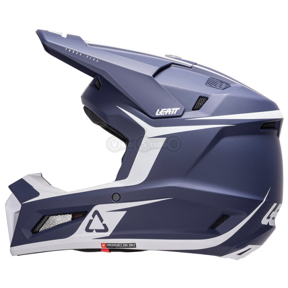 Мотошолом LEATT Moto 3.5 Helmet + Goggle Vizion 3.5 [Blue], M