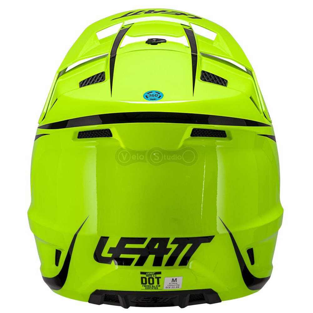 Мотошлем LEATT Moto 3.5 Helmet + Goggle Vizion 3.5 [Neon Yellow], M