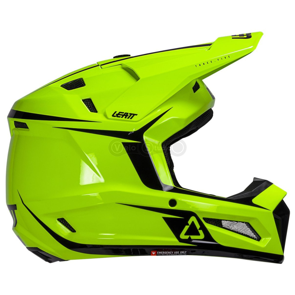 Мотошлем LEATT Moto 3.5 Helmet + Goggle Vizion 3.5 [Neon Yellow], M