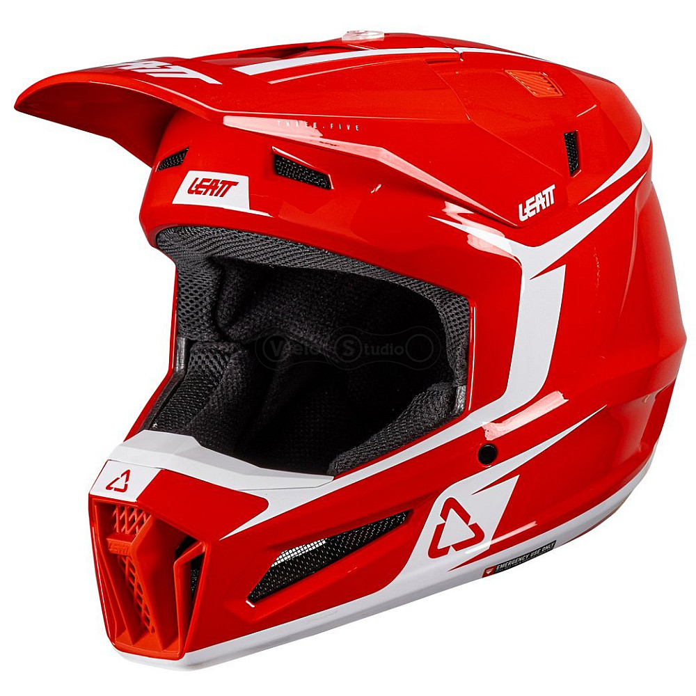 Мотошлем LEATT Moto 3.5 Helmet + Goggle Vizion 3.5 [Red1], XS
