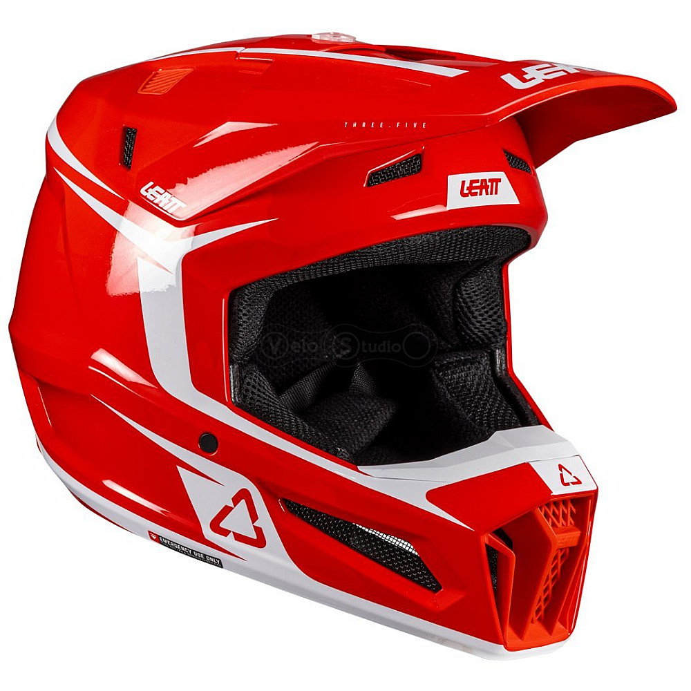 Мотошлем LEATT Moto 3.5 Helmet + Goggle Vizion 3.5 [Red1], XS