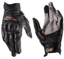 Шкіряні рукавички LEATT 8.5 X-Flow Adventure Short Glove [Stealth], L (10)