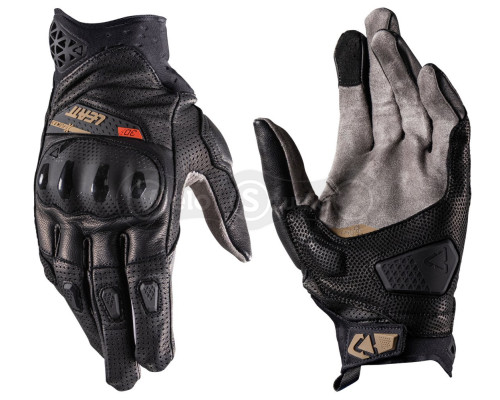 Кожаные перчатки LEATT 8.5 X-Flow Adventure Short Glove [Stealth], L (10)