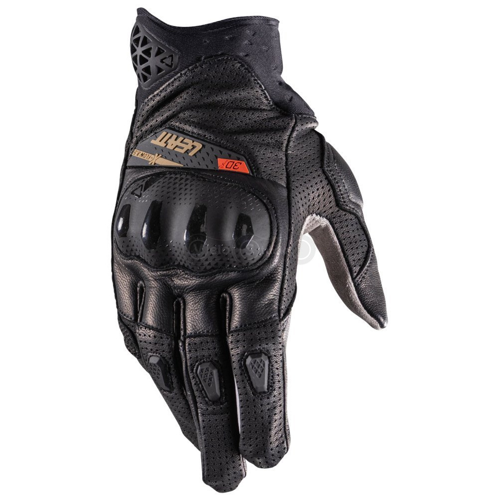 Шкіряні рукавички LEATT 8.5 X-Flow Adventure Short Glove [Stealth], M (9)
