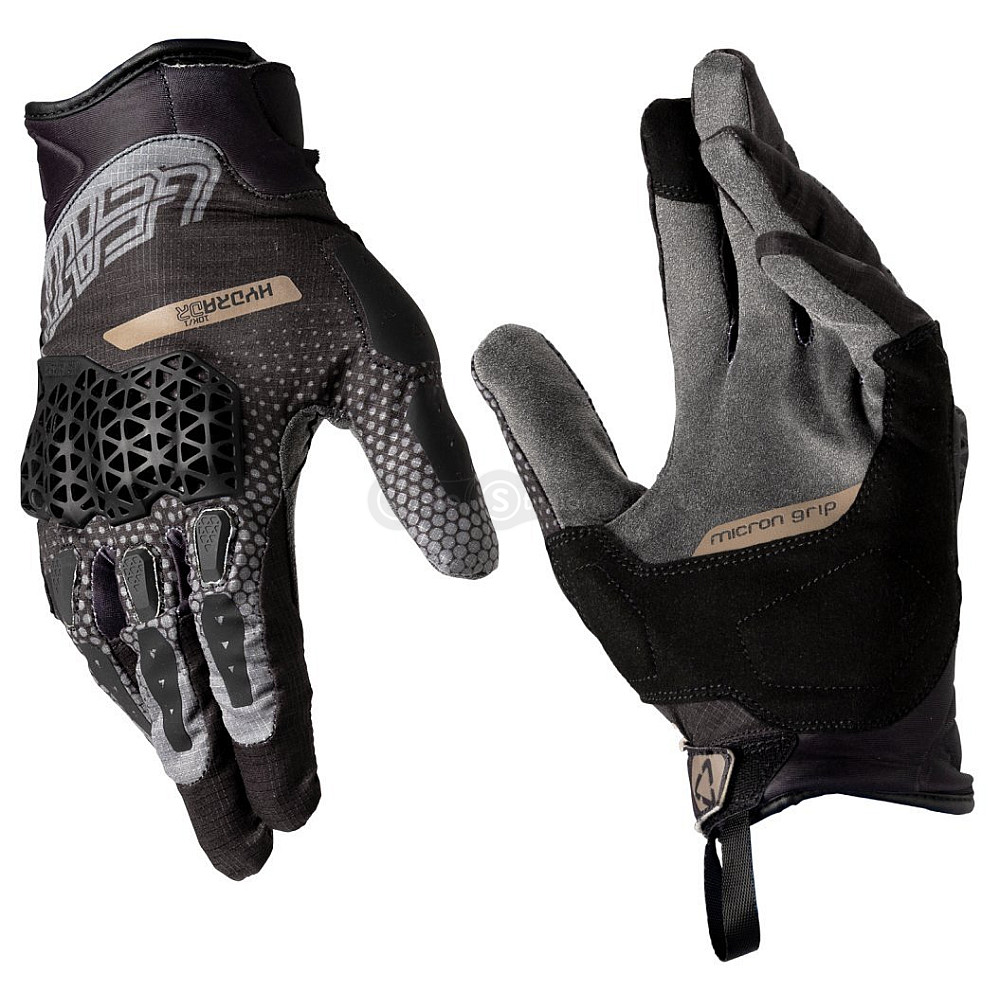 Рукавички водостійкі LEATT 5.5 HydraDri Adventure Short Glove [Stealth], M (9)