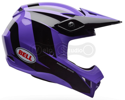 Мотошолом BELL MX-10 Mips Helmet - TALON [Purple], M