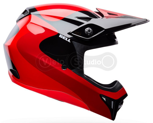 Дитячий мотошолом BELL MX-10 MIPS Youth Helmet - WAVE [Red], YM