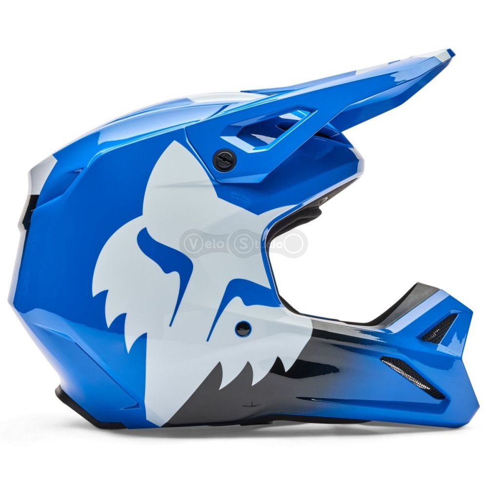 Мотошлем FOX V1 Mips Helmet - SHIELD [Blue], L