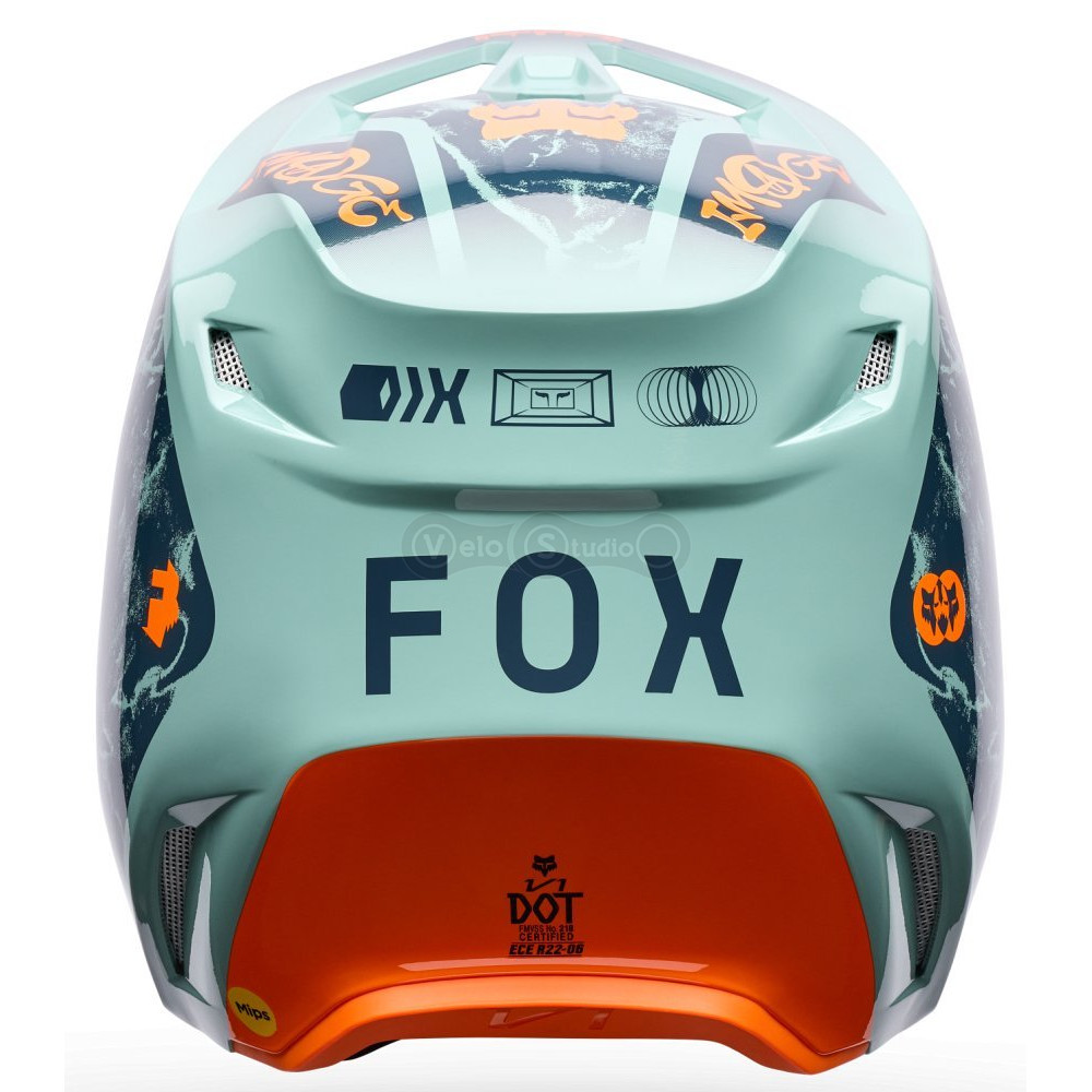 Мотошлем FOX V1 Mips Helmet - IMAGE PRINT [Arctic], M