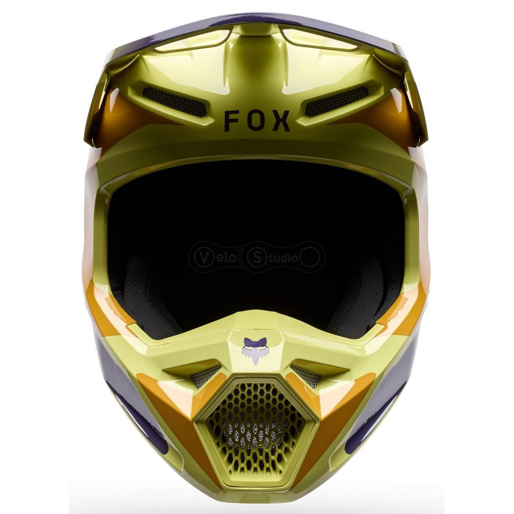 Мотошлем FOX V1 Mips Helmet - IMAGE PRINT [Yellow], S