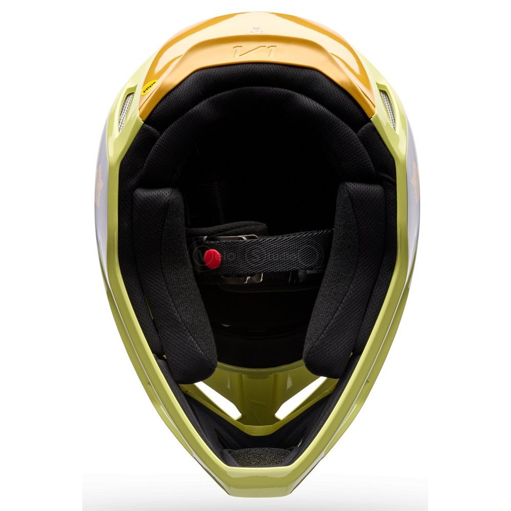 Мотошлем FOX V1 Mips Helmet - IMAGE PRINT [Yellow], S