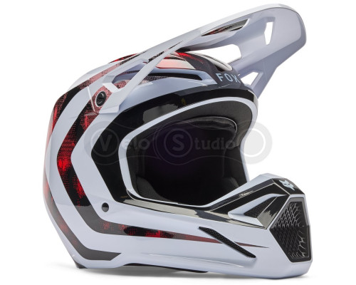 Мотошолом FOX V1 Mips Helmet - KAIROS [Flo Red], M